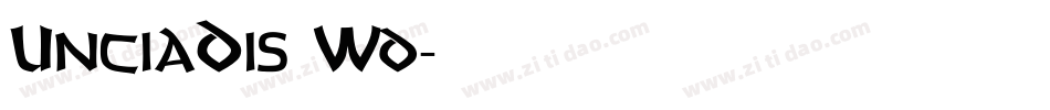 UnciaDis Wd字体转换